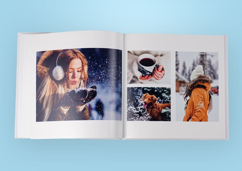 Fotoboek XL vierkant met harde fotokaft