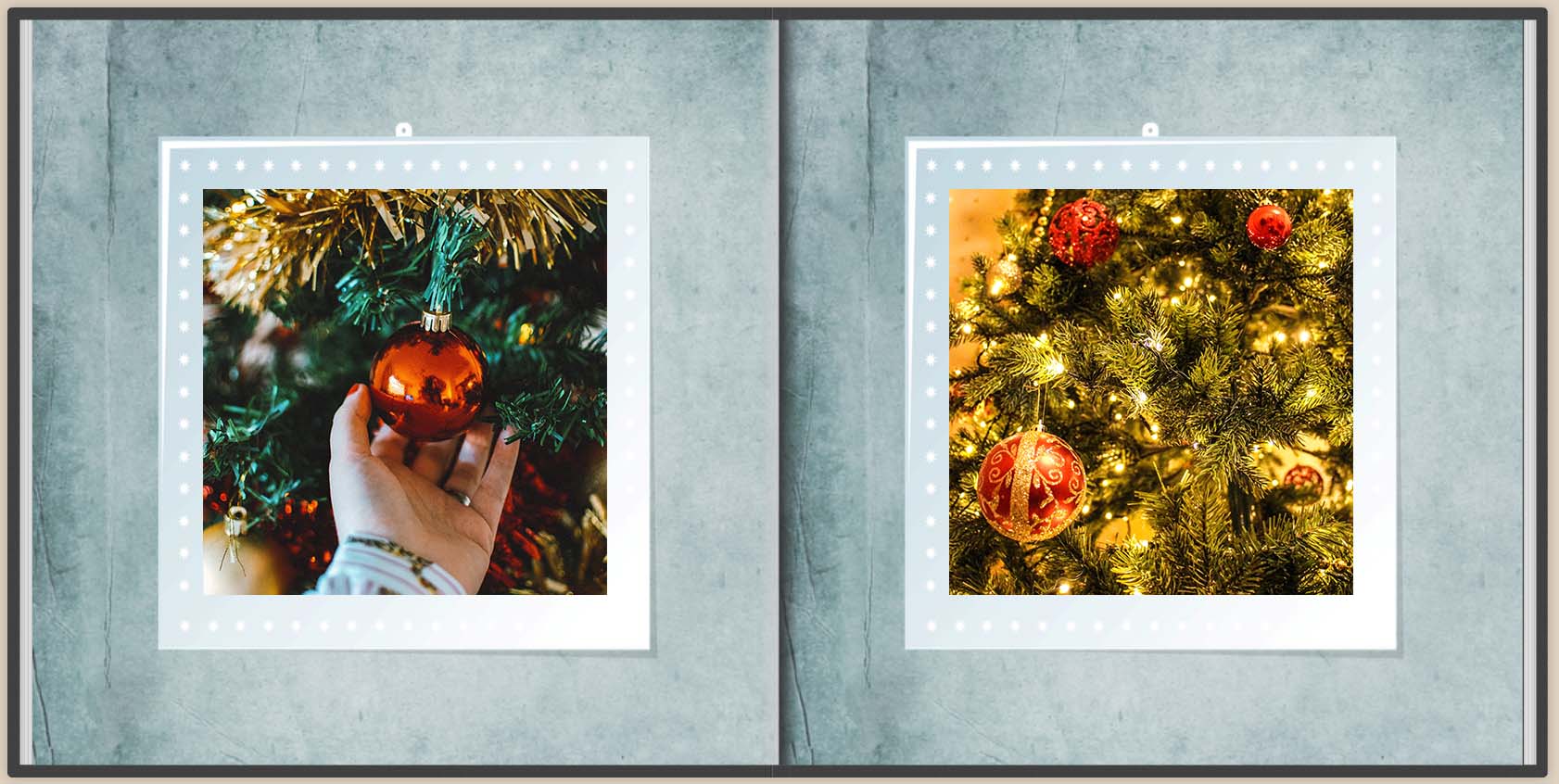 Klassiek blauwe kerst Klassiek blauwe kerst